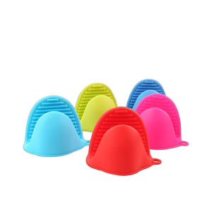 Mini gants de four en <span class=keywords><strong>Silicone</strong></span> matelassés résistant à la chaleur mitaines de pincement pour la nourriture BBQ nettoyage maison vaisselle cuisine - Product Image 1