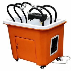 Appareil de thérapie capillaire mobile sans raccordement aux conduites d'eau, avec circulation d'eau pour bac à shampoing, spécialement conçu pour les salons de beauté - Product Image 1