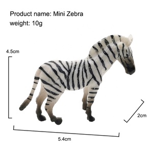 Mini Figuras <span class=keywords><strong>de</strong></span> Animales Salvajes <span class=keywords><strong>de</strong></span> Simulación al por Mayor: Zebra, Oso Pardo, Jirafa, Búfalo, León, Elefante, Tigre, Rinoceronte, Hipopótamo - Product Image 2