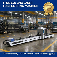 Mesin Pemotong Tabung Laser Serat CNC 4-sumbu Akurasi Tinggi Ekonomis Kontrol Cypcut Pendingin Air Industri Fabrikasi Logam 3D AI