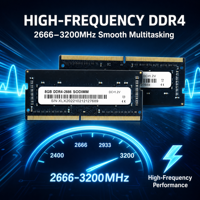 Mémoire RAM DDR4 pour ordinateur portable 8 Go 16 Go 32 Go 2666 MHz 3200 MHz SODIMM Haute Vitesse