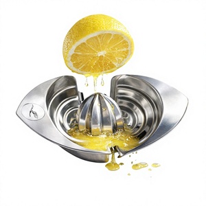 Stainless Steel Lemon <b>Squeezer</b> Modern Bar Tool Durable Fruit Juicer 10cm Diameter - Product Image 1
