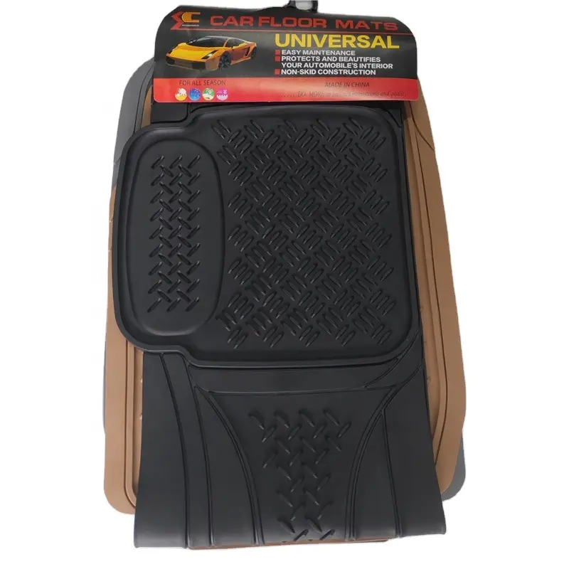 Manufacturers car mat PVC Easy Wash universal Use Customized 5D 4 Pieces Carpet Waterproof Foot Slip Mat Car Floor Mats