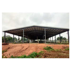 โรงเรือนเลี้ยงวัวโครงสร้างเหล็กสำเร็จรูปดีไซน์ทันสมัยสำหรับปศุสัตว์วัว - Product Image 1