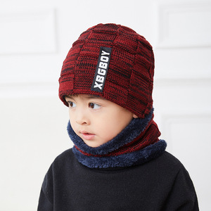 Gorro <span class=keywords><strong>de</strong></span> <span class=keywords><strong>lana</strong></span> <span class=keywords><strong>de</strong></span> punto con forro <span class=keywords><strong>de</strong></span> piel para niños, conjunto <span class=keywords><strong>de</strong></span> bufanda y gorro para invierno, calentador <span class=keywords><strong>de</strong></span> cuello, a precio <span class=keywords><strong>de</strong></span> fábrica, venta al por mayor - Product Image 6