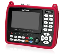 Satlink ST-5155 Medidor de Señal Satelital Digital DVB-S2/DVB-C/DVB-T2 Combo HD H265 de 43 Pulgadas VS ST-5150