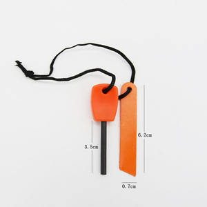 Allume-feu Portable silex Camping en plein air vie Kit d'outils de survie coloré handel d'urgence en acier allume-feu silex - Product Image 2