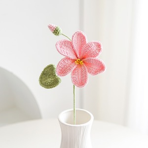 Ramo de flores de tung hechas a mano con hilo, decoración para habitación o dormitorio, regalo para el Día de San Valentín - Product Image 6