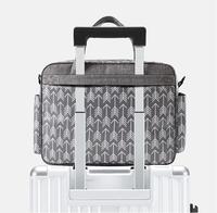 Sac à langer portable de voyage en polyester, multi-poches, imprimé, sac à langer multifonctionnel pour maman, sac à langer pour bébé
