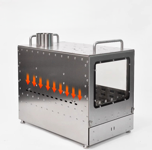 Outdoor 304 Edelstahl Kamin Großer Innen- & Außenbereich Wärmender Pelletofen Scheune Camping Zelt Holzofen für Holzkohle - Product Image 5