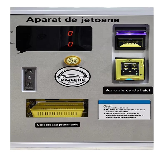 All-Currency Token Changer Crane Machine Credit Card Reader & Bill Acceptor for Car Wash Coin Operated Games
