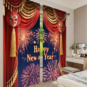 ผ้าม่านพิมพ์ลายดิจิทัลความละเอียดสูงแบบ 2 มิติ ดีไซน์ลายคลาสสิก เหมาะสำหรับห้องนอนและห้องนั่งเล่น - Product Image 5