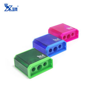 Fournitures <span class=keywords><strong>de</strong></span> papeterie personnalisées <span class=keywords><strong>taille</strong></span>-<span class=keywords><strong>crayon</strong></span> classique portable fantaisie trois grands trous sacapuntas marque privée <span class=keywords><strong>pour</strong></span> le bureau à l'école - Product Image 3