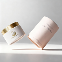 Tube en papier artisanal de luxe cylindrique personnalisé avec logo pour bougies, cosmétiques, parfums, huiles essentielles, soins capillaires et soins de la peau