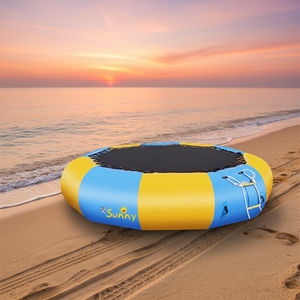 Castello Gonfiabile Galleggiante Personalizzato per Intrattenimento Acquatico all'Aperto, Uso Commerciale in PVC per Laghi/Fiumi/Mare - Product Image 1