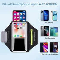 Sports en cours d'exécution écran tactile brassard support pour téléphone portable sac de bras anti-transpiration pochette de bras