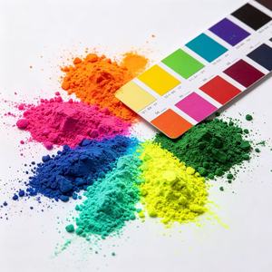 Poudre de pigments fluorescents pour pâte d'impression textile, peinture à base d'eau, coloration de revêtement PVC, peinture artistique, matériaux de peinture - Product Image 1