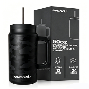 Vaso Térmico de Acero Inoxidable de Doble Pared y Gran Capacidad (50oz) con Asa, Libre de BPA, para Oficina - Product Image 6