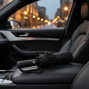 New Arrival <b>Outdoor</b> Custom Logo Portable Wholesale Automatic Rubber Handle Rain <b>Umbrella</b> - Product Image 3