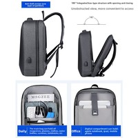 Sac à dos pour ordinateur portable antivol à coque rigide en gros, imperméable, tendance, intelligent, EAV, pour les voyages d'affaires