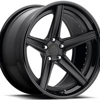 Jantes à 5 branches profondes noir mat brillant 18 19 20 21 22 5x114.3 5x120 5x112 pour Corvette M2 GT-R