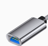 Adaptador OTG Multipuerto Tipo C, Conversor de Teléfono USB C a Conector de Transferencia de Datos para iPhone 15, Laptop, PC, Conexión de Memoria USB