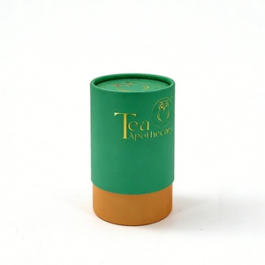 Tube en papier pour emballage de thé, tube en kraft, cylindre à thé, design classique haut de gamme, taille personnalisée, matériaux écologiques - Product Image 2
