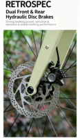 Гравийный велосипед Aero Carbon Fork G2max с 1x13 скоростями, беспроводной электронной группой переключателей SENTYEH и гидравлическими дисковыми тормозами