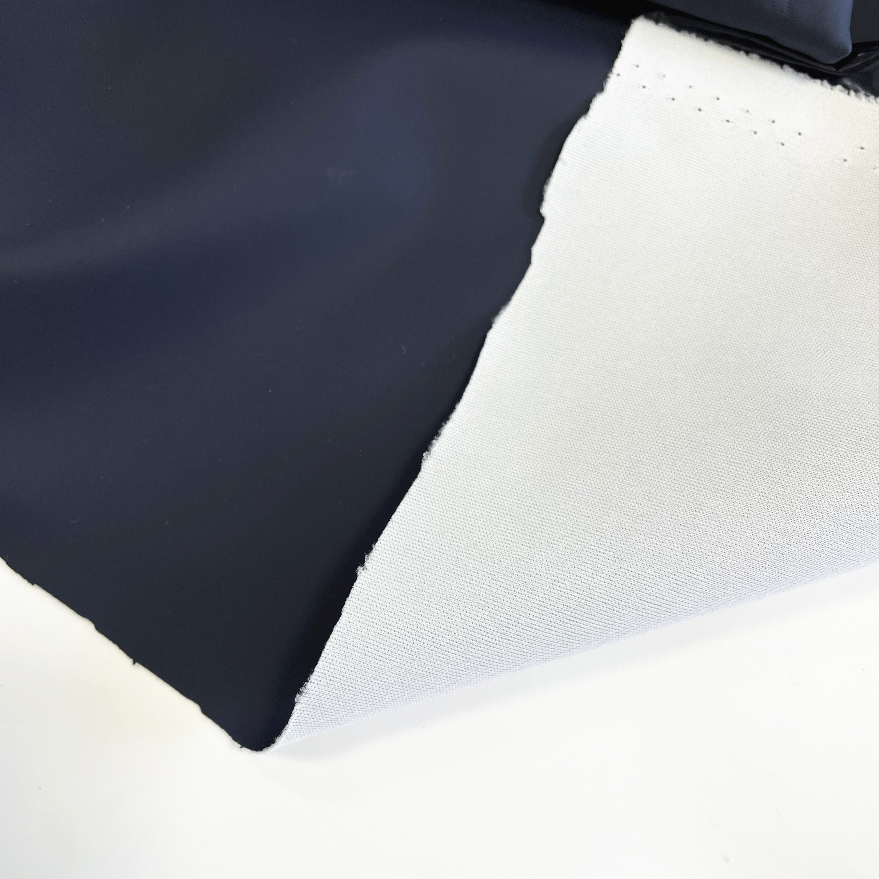 High Quality Waterproof PU Transfer Coating 75D Interlock Rubber Fabric for Raincoat Pu Synthetic Leather Fabric