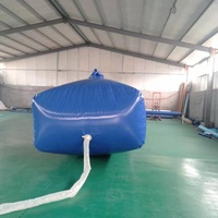 Réservoir de stockage d'eau gonflable industriel en PVC/TPU avec une capacité de 500 à 6 500 gallons