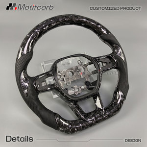 Volant personnalisé en fibre de carbone à paillettes argentées pour Honda Accord Civic Si Type-R FL5 CR-V 11e génération 2022-2026 - Product Image 3