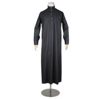 Robe longue d'hiver Al Noor à manches longues, style arabe, Kaftan, Jubah, Abaya, Kandura ethnique pour homme, Vêtement islamique, Thobe, Jalabya, pour mariage