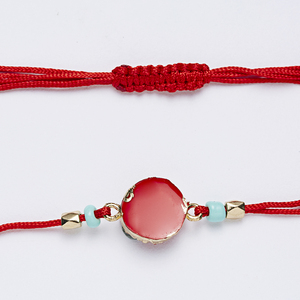 Bán Hot Charm Cô Gái Quà Tặng Nhiều Màu Vòng Nhựa Chuỗi Weave Rope <span class=keywords><strong>Bracelet</strong></span> Trang Sức Cho Phụ Nữ - Product Image 5