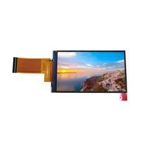 Genyu 3.97 "ekran GC9503 sürücü 480x800 nokta RGB + SPI arayüzü 40 pin FPC 4 inç TFT LCD ekran modülleri