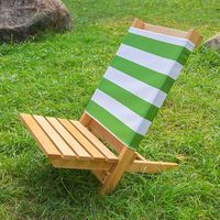 Chaise pliante portable Jolamira pour adultes et enfants, design moderne et simple, pour le camping, la pêche, la plage, siège en bois de hêtre, mobilier