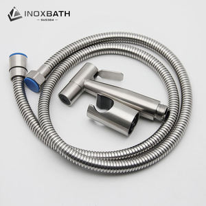 SUS <span class=keywords><strong>304</strong></span> набор биде из нержавеющей стали для туалетов, легко устанавливаемый настенный набор для чистки, набор Shattaf - Product Image 4