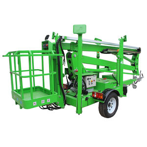 Laba-laba teleskopik roda tangga Trailer pemetik ceri elektrik kapasitas 16m 300kg - Product Image 1