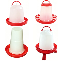 Mangeoire automatique pour poulets de 6 kg, portable, en plastique, pour volailles de chair et reproducteurs, facile à utiliser, mangeoire et abreuvoir pour poulets