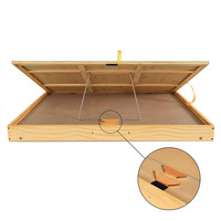 Table de puzzle portable avec pieds Table de puzzle à 3 angles inclinables pour adultes Planche de puzzle en bois réglable