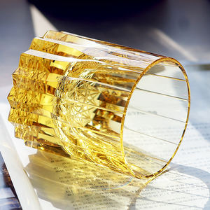 Vaso de whisky de <span class=keywords><strong>cristal</strong></span> K9 de alta calidad, vaso de <span class=keywords><strong>cristal</strong></span> cortado a mano de Color <span class=keywords><strong>amarillo</strong></span> claro, rosa, púrpura y azul, 200ml para beber en frío - Product Image 5