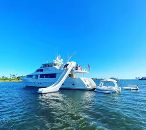 Scivolo d'Acqua Gonfiabile per Esterni, Scivolo Gonfiabile per Yacht, Scivolo d'Acqua per Barche Pontone, per Bambini, Piscina in Giardino, <span class=keywords><strong>Mare</strong></span> - Product Image 5