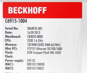 NUOVO C6915-1004 <span class=keywords><strong>1</strong></span>.6Ghz Windows Emb. PC Industriale CE6.0 <span class=keywords><strong>Pro</strong></span> con 12 Mesi di Garanzia - Product Image 3