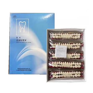 أسنان اصطناعية كاملة من السيراميك والبورسلين مع دبابيس من سبائك الأسنان، 28*1، معتمدة من CE - Product Image 2