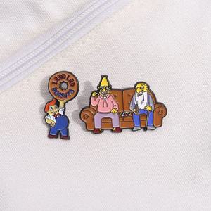 Al por mayor: Pines metálicos de dibujos animados, Pines de esmalte metálicos con temática de hadas y <span class=keywords><strong>Los</strong></span> <span class=keywords><strong>Simpson</strong></span>, Broches de anime bonitos para Halloween y Día Nacional, Pines para ropa - Product Image 4