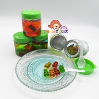 Bonbons gélifiés en forme d'ours multi-saveurs, enrobés de confiture sucrée au sirop de fruits
