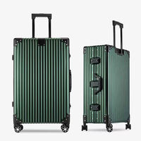 Bagage à main 22x14x9 approuvé par les compagnies aériennes, valise de voyage rigide 100% PC avec roulettes pivotantes lisses, serrure TSA, 20 pouces