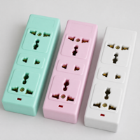 Enchufe Móvil Industrial Multicolor Tres en Uno con 3 Tomas y Ocho Orificios para Europa, Tailandia y Camboya, Venta al por Mayor de Fábrica
