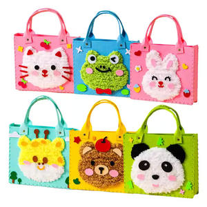 غزل الكرتون التطريز الرسم الإبداعية التعليمية ديي اللعب للأطفال الخياطة اليدوية لباد الحرفية مجموعات المواد متعة - Product Image 2