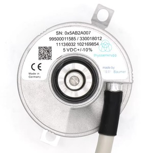 Codificador Incremental ThyssenKrupp 99500011585 5 Vdc con Cables para Elevador de Construcción - Product Image 1