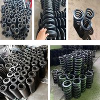 Ressort de compression en acier à haute teneur en carbone laminé à chaud, fabriqué sur mesure par l'usine source, pour usage industriel de grande envergure